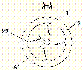 Load-adjustable step feeding type entrained flow bed gasifier