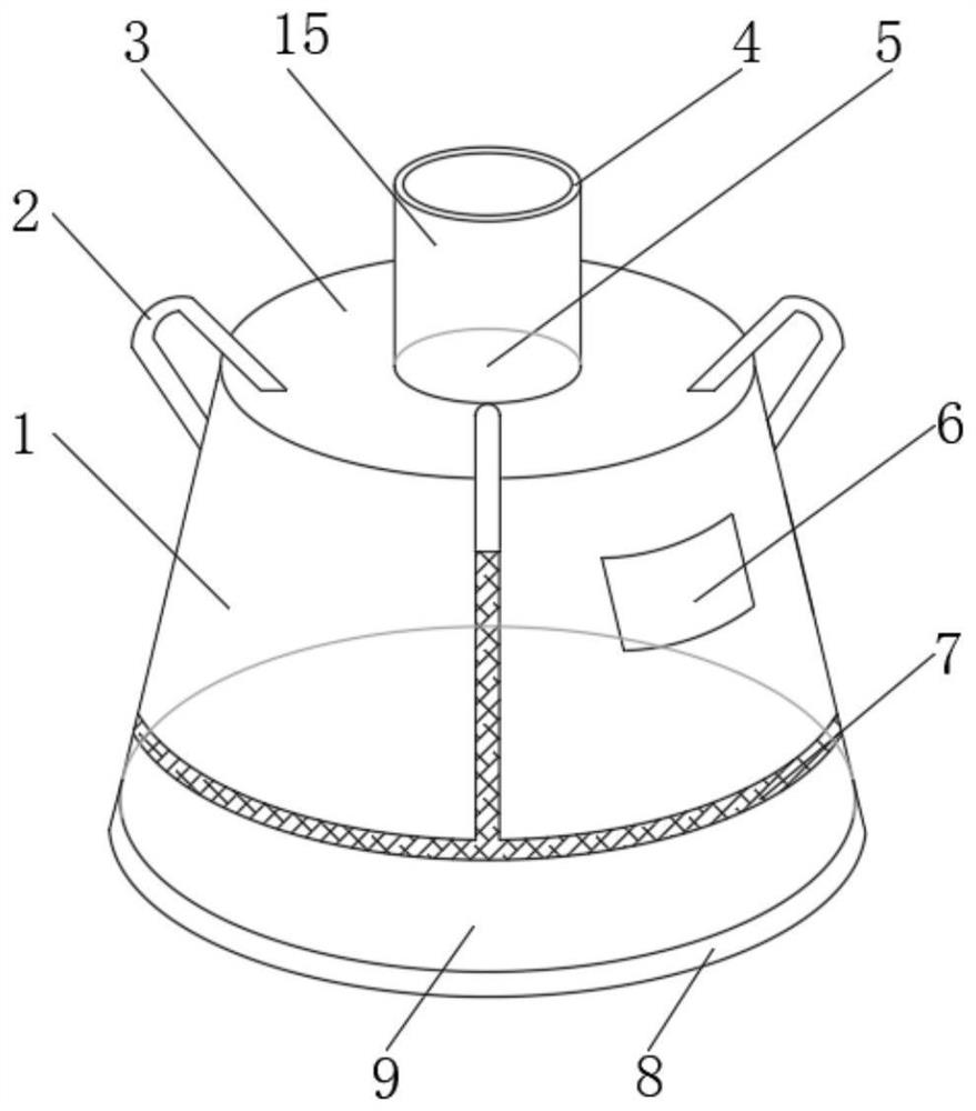 A flexible packaging container for extremely low radioactive contamination soil