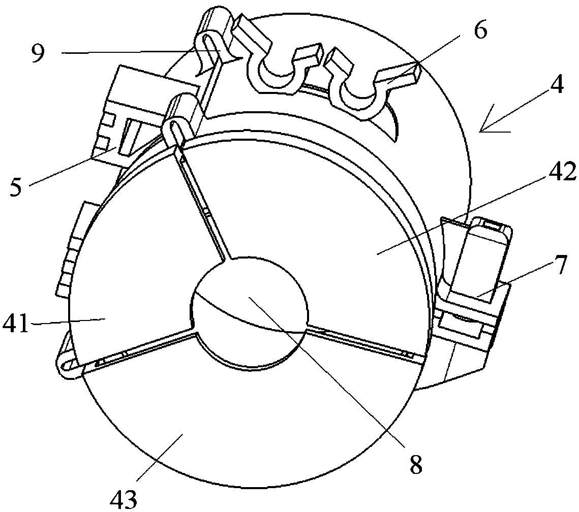 Fixed support of fuel filter and automobile