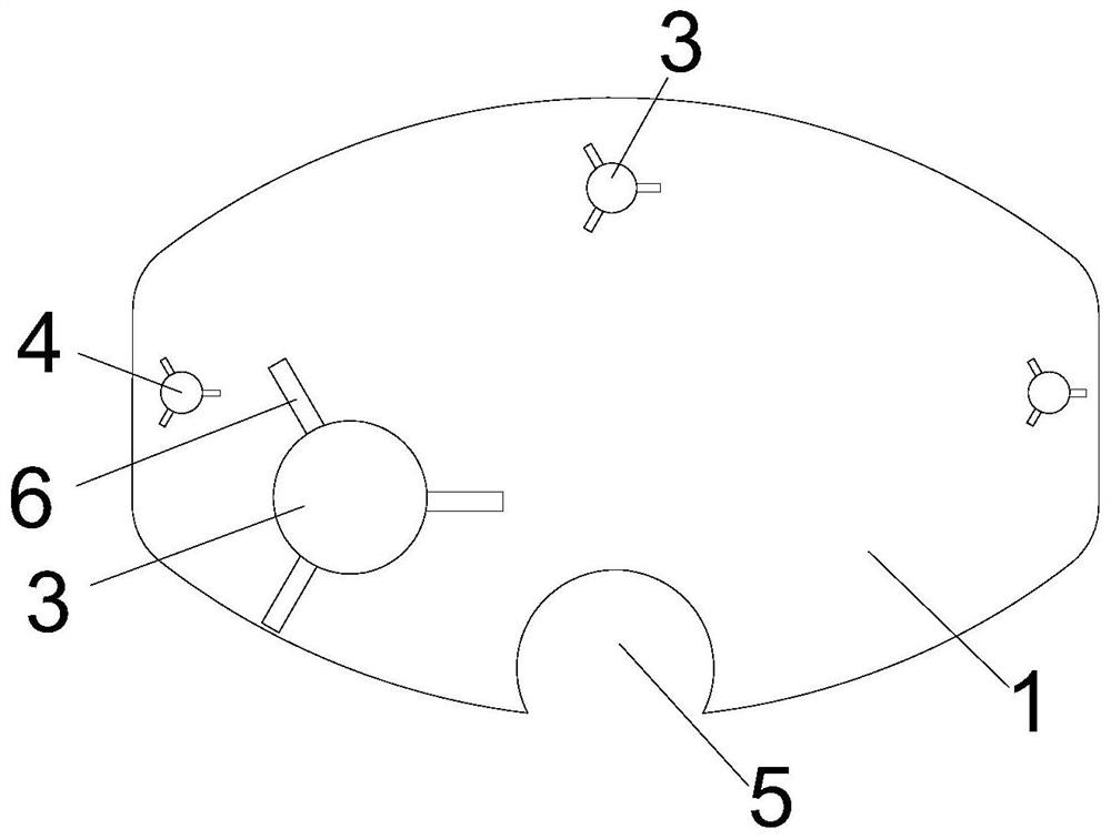 A wave-proof plate for liquid tank