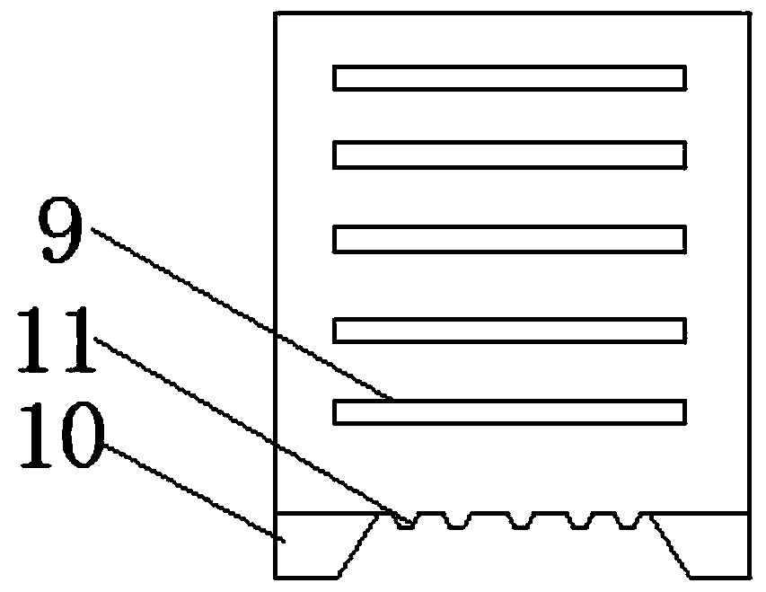 Storage box for rubber processing raw material