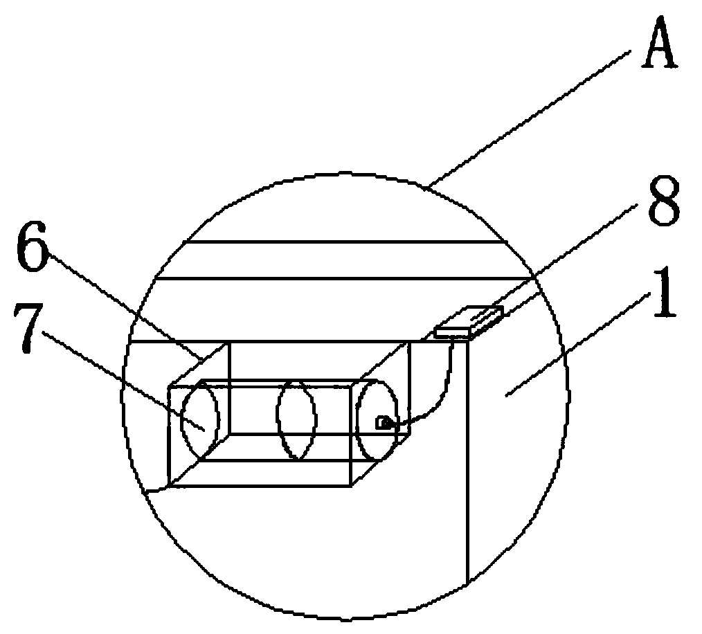 Storage box for rubber processing raw material