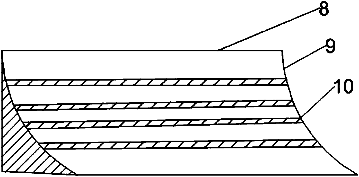 Trolley limiting buffer device of bridge crane