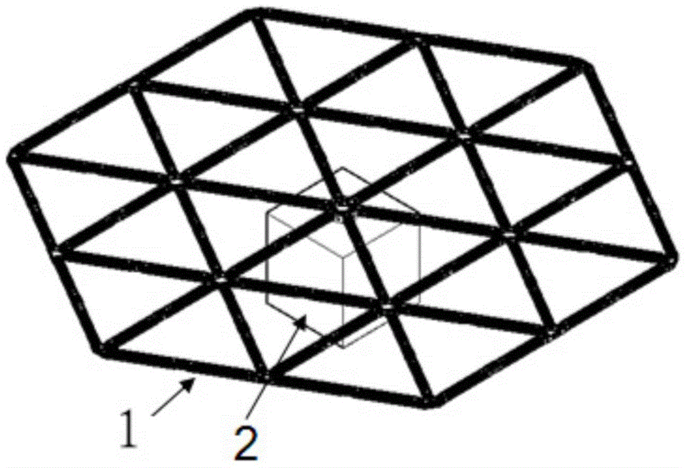 Torsion spring driven moonlet borne expandable plane structure and mounting method thereof