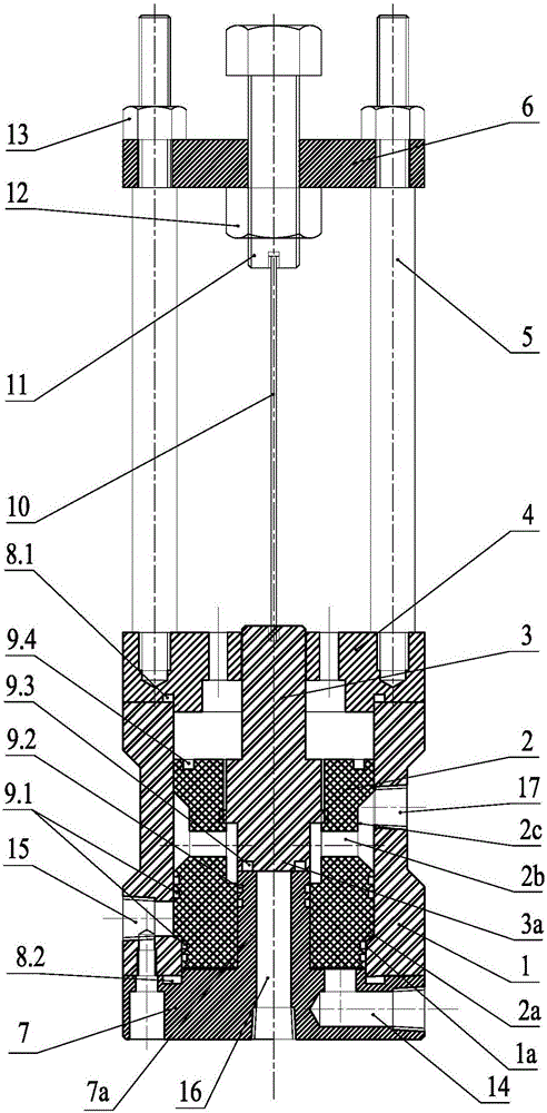 Slender-rod pressure release valve