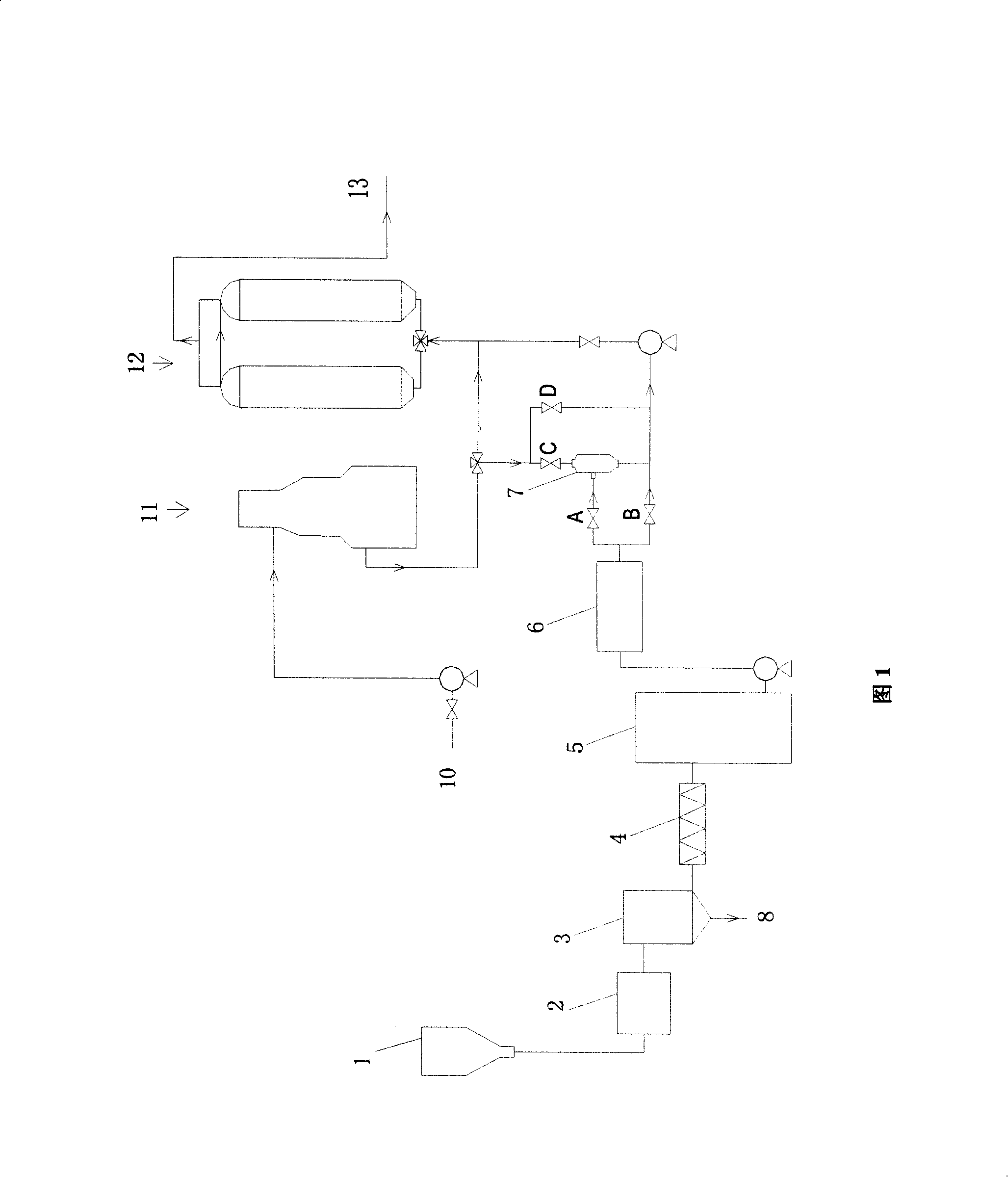 Delayed coking treatment method for waste plastics and treatment device thereof