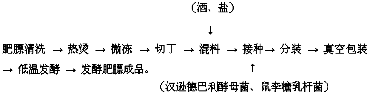 Fermented fat and preparation method thereof