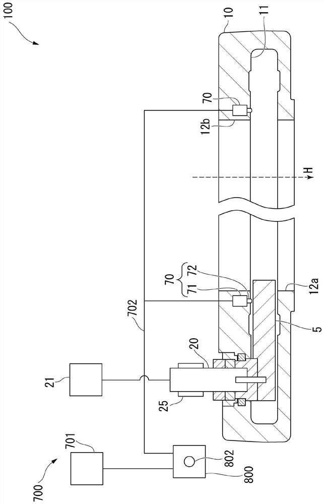 Hydraulic drive system and gate valve