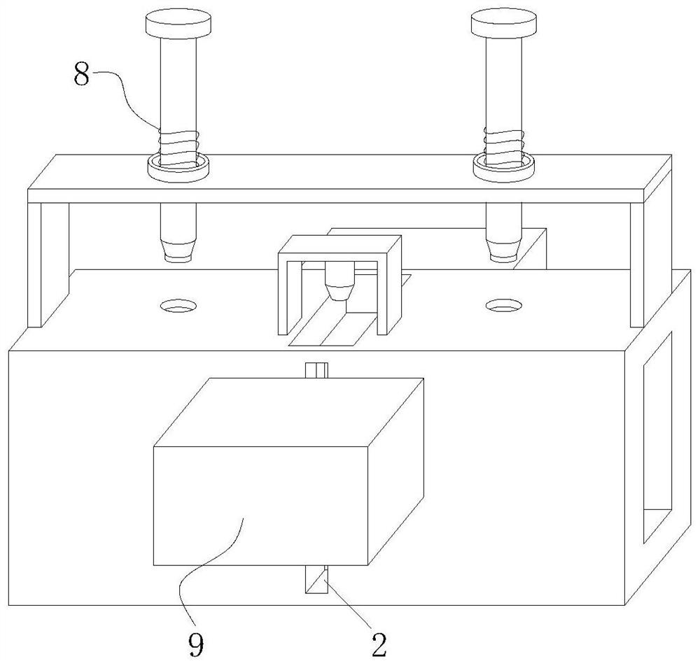 A welding device for vertical galvanized sheet