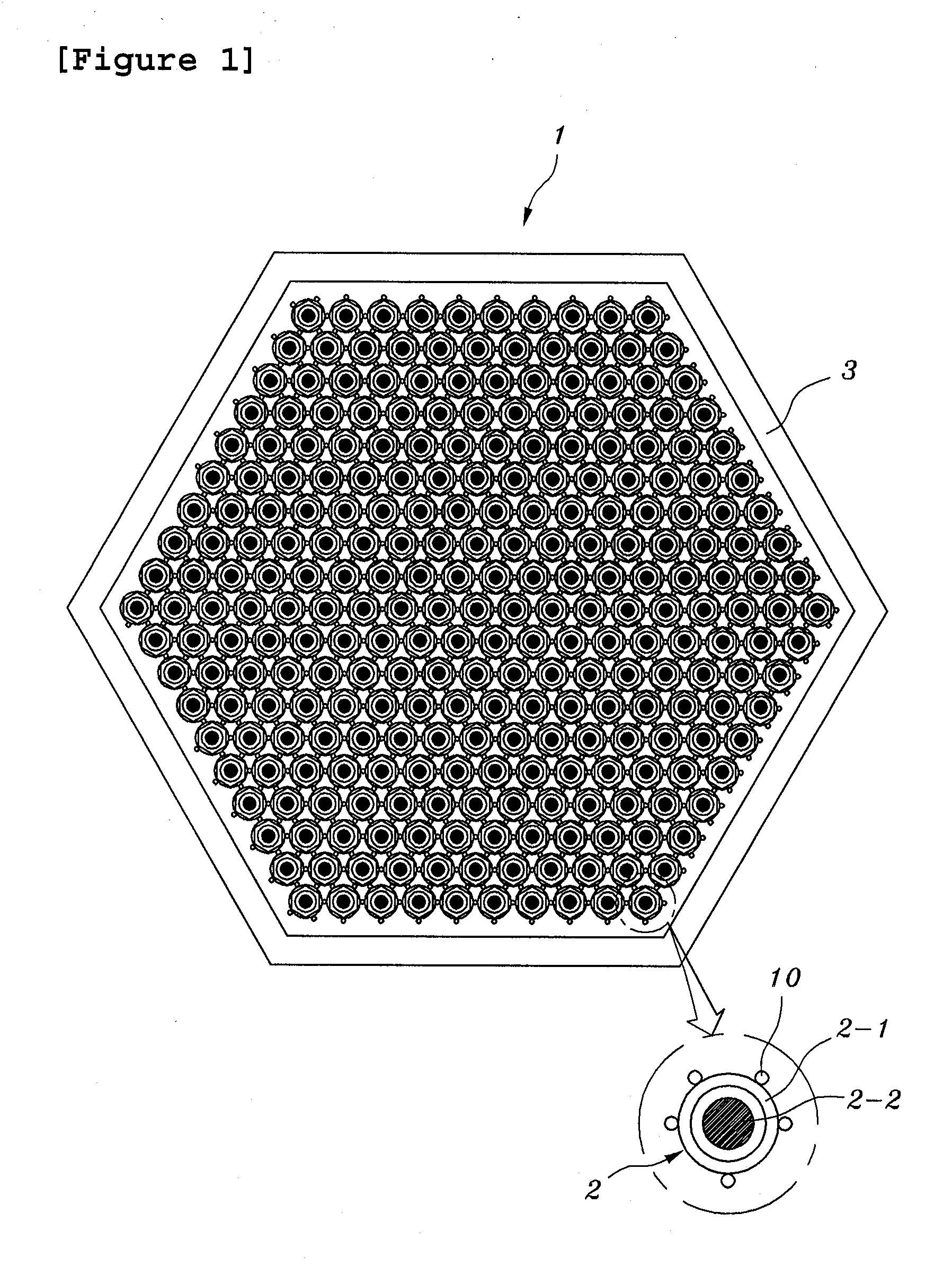 Liquid-metal-cooled fast reactor core comprising nuclear fuel assembly with nuclear fuel rods with varying fuel cladding thickness in each of the reactor core regions