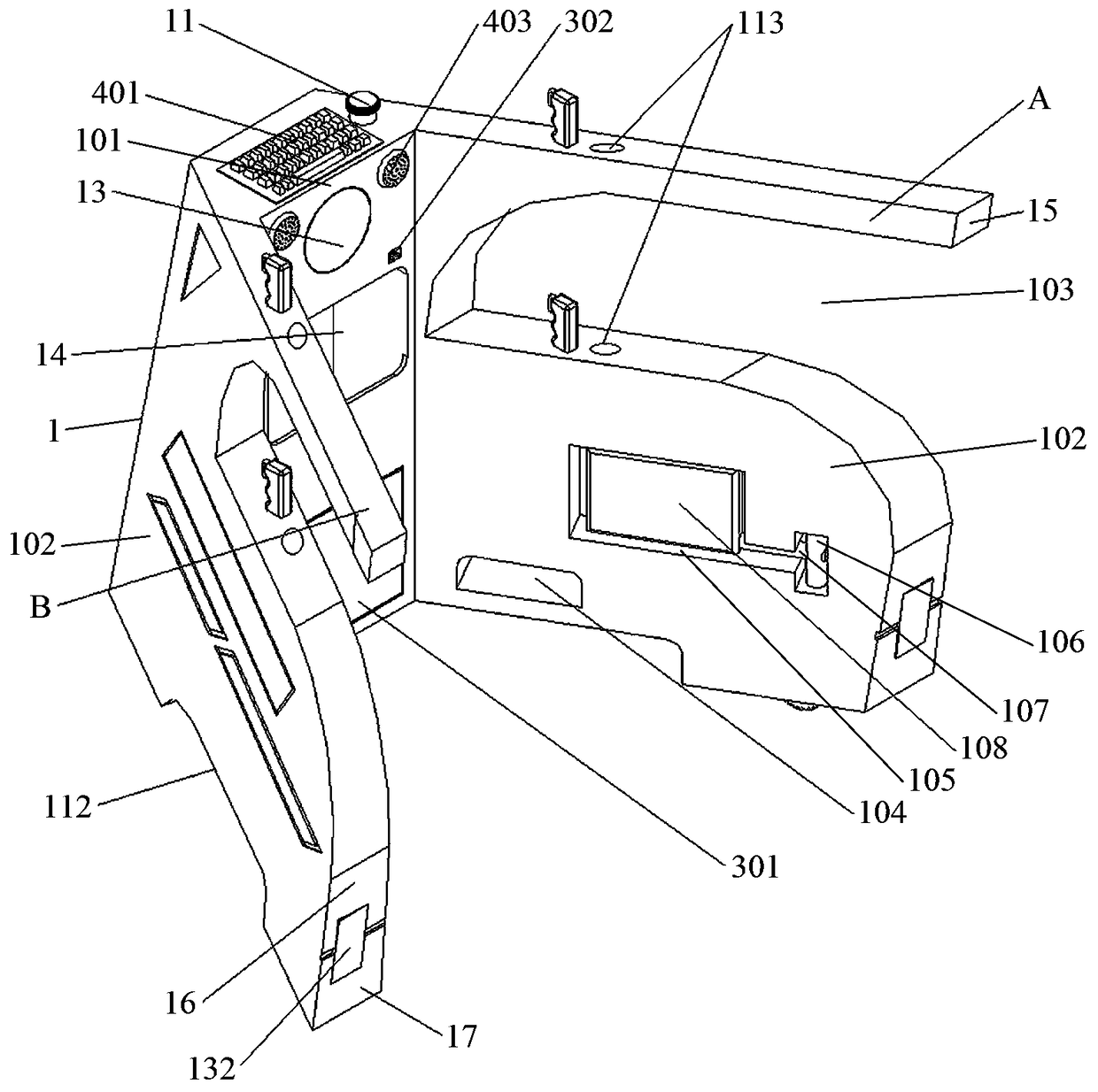 Intelligent interconnected blind guiding vehicle