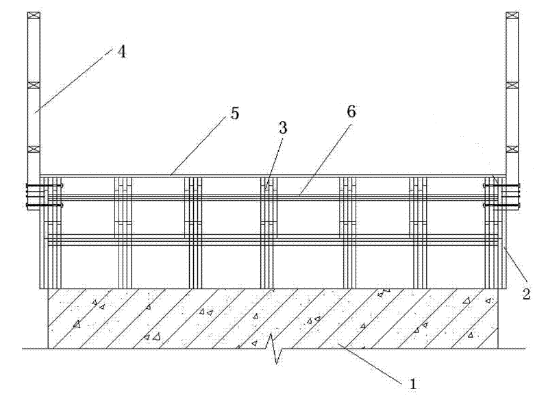 Bamboo rod system structure pedestrian arch bridge