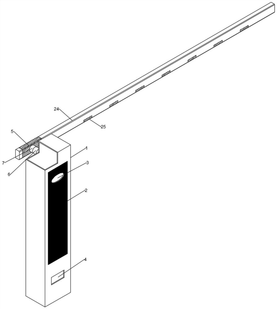 Full-automatic access control gate