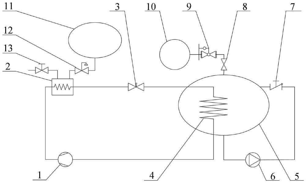 A system for obtaining liquid hydrogen subcooling degree at space launch site