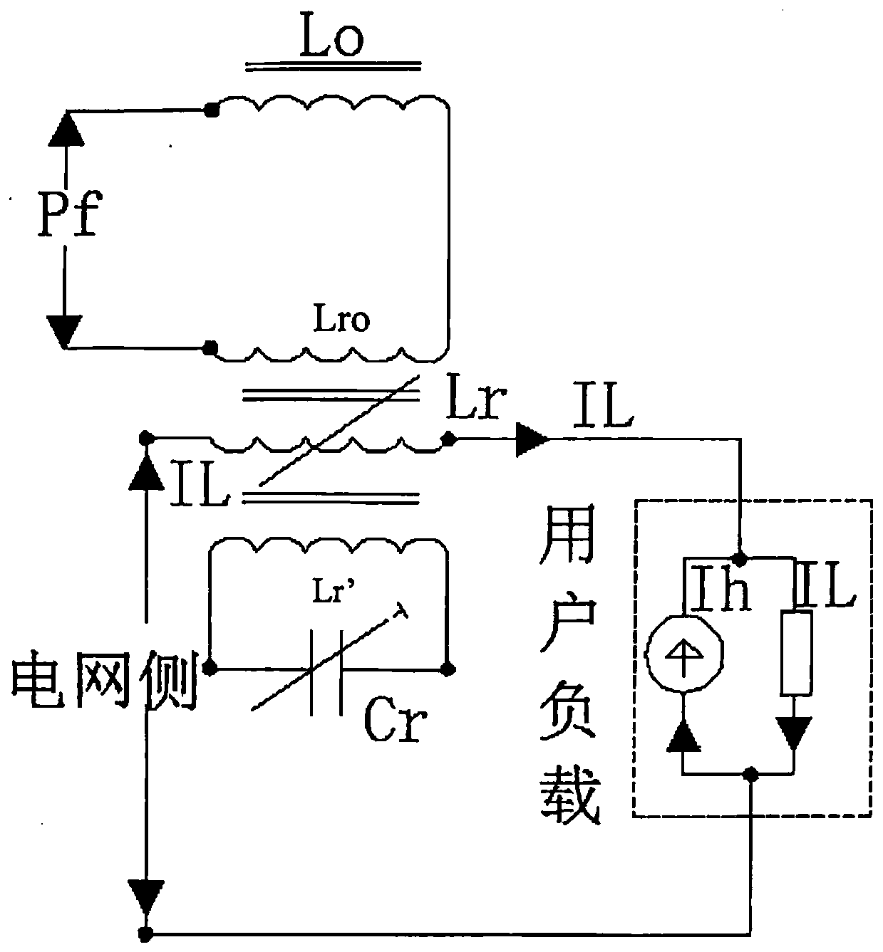 An effective method and circuit for realizing harmonic power conversion