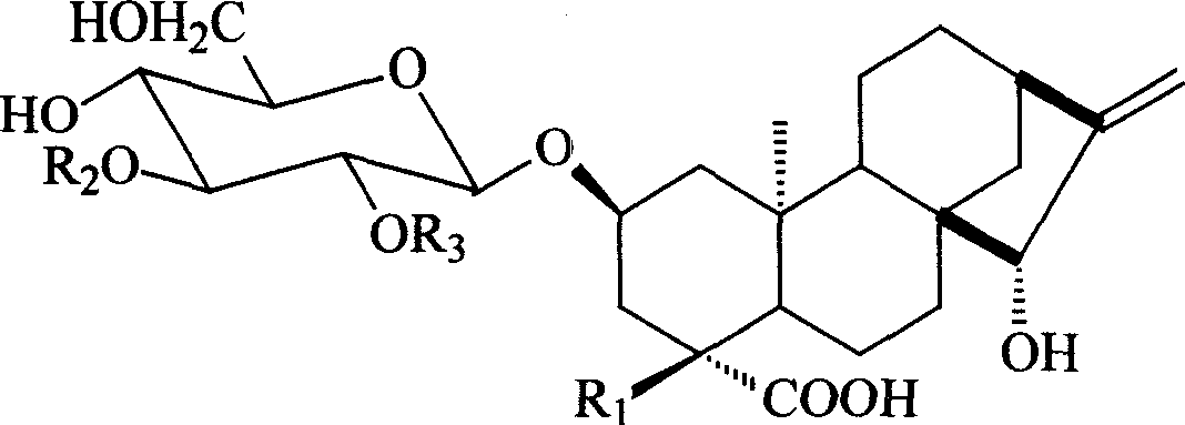 Use of cocklebur fruit total glucoside extract in preparing anti inflammation reaction product