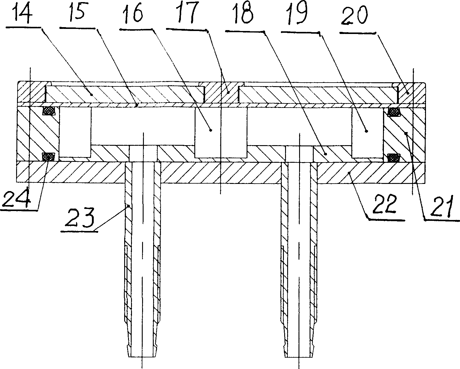 Process and apparatus for preparing porous metal by combined physical gas-phase deposition techinque