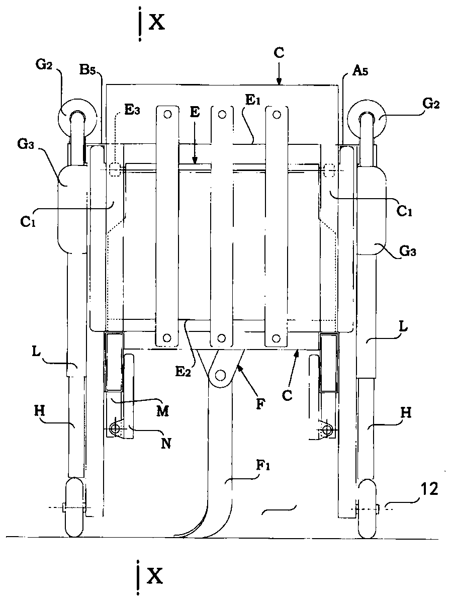 Medical nursing wheelchair