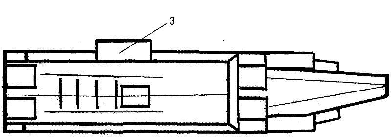 Invisible aircraft carrier with high combat power and survivability