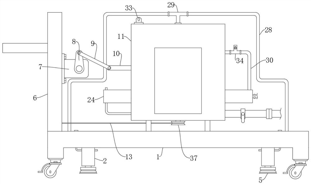 Mixing device and mixing method of nematicide for preventing and treating pine wood nematodes