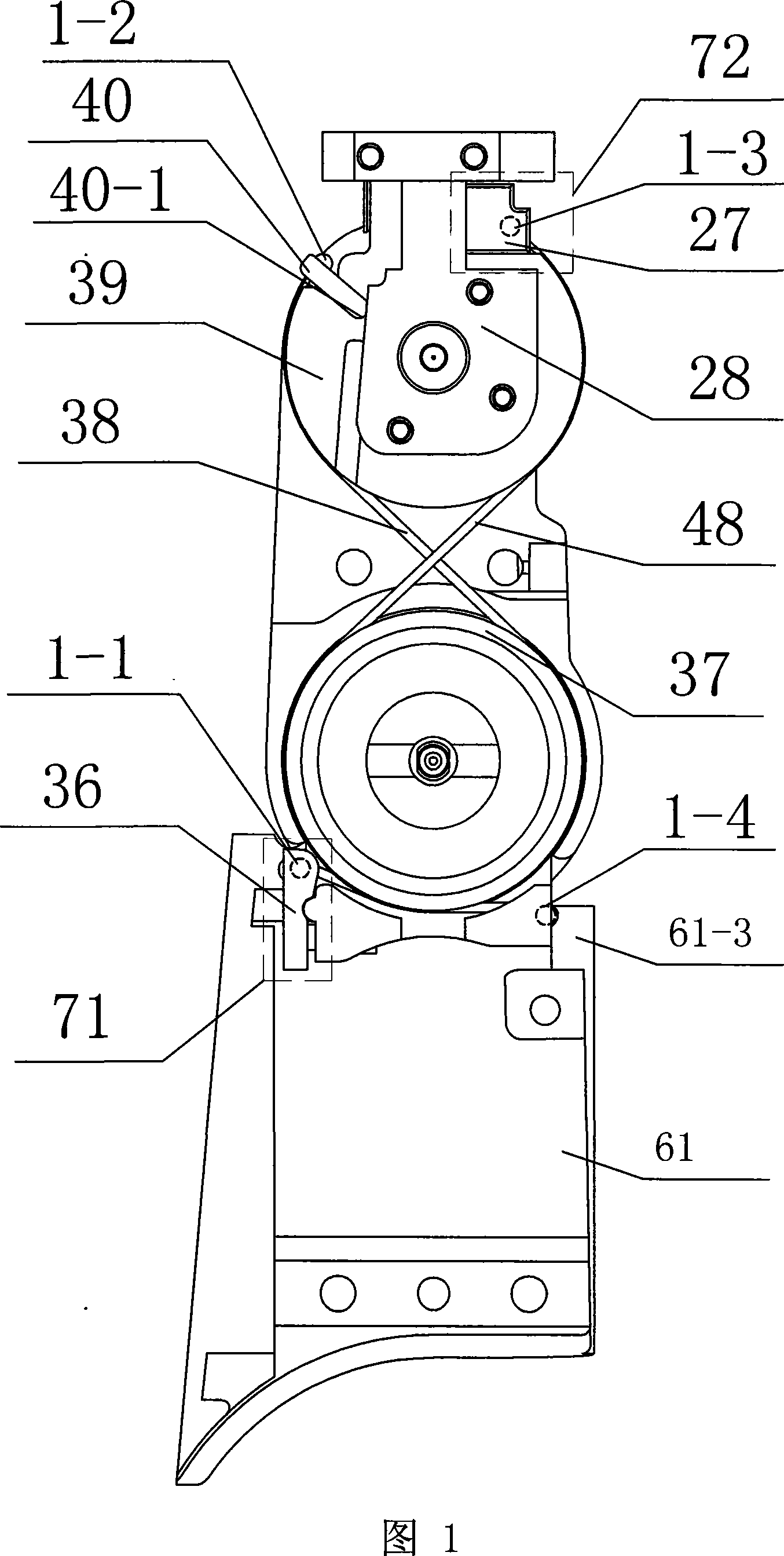 Finger joint steel wire coupled transmission mechanism for robot clever hand finger