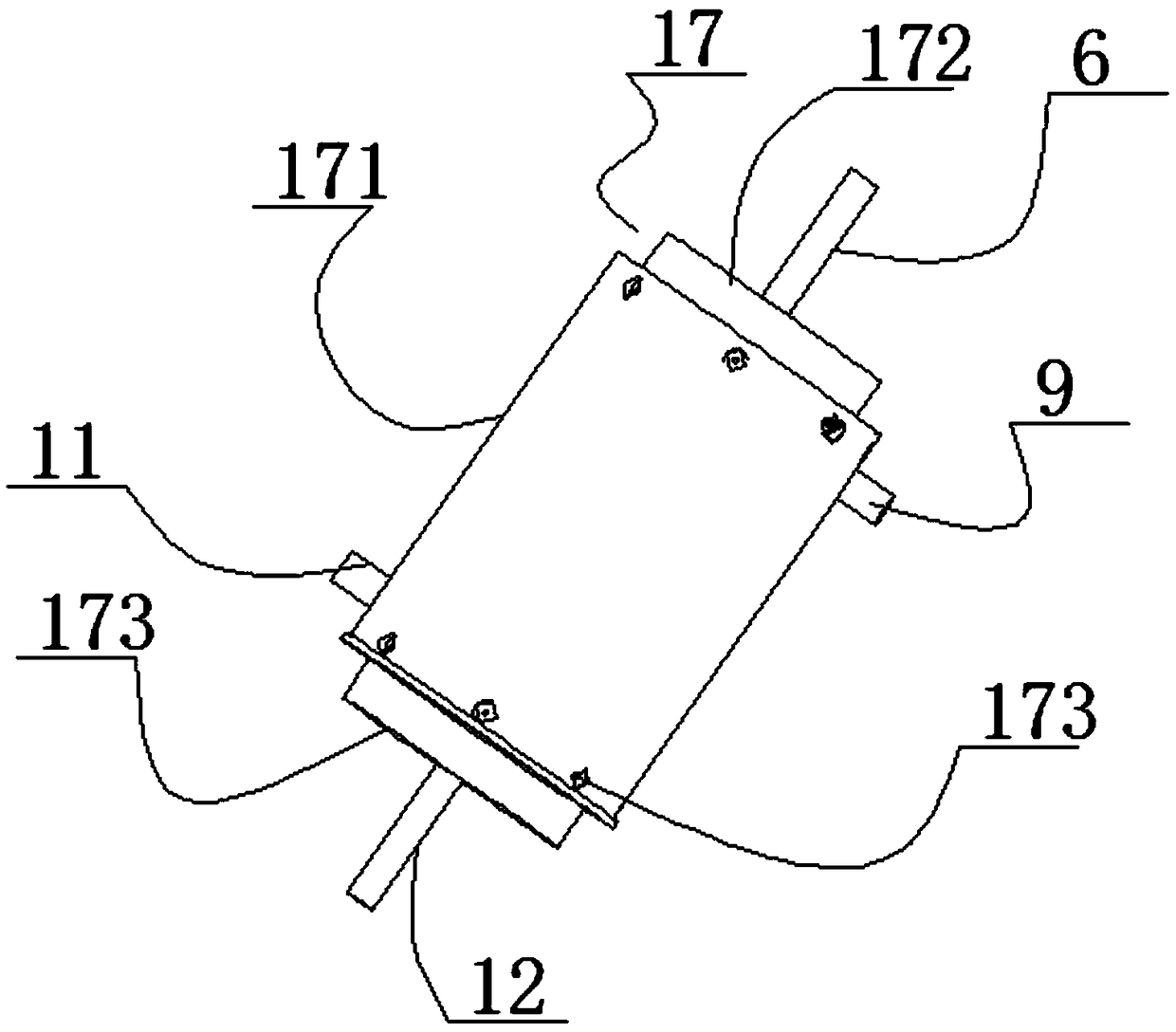 A device for gradient layer simulation of cementing strength in deep-water weakly cemented formations