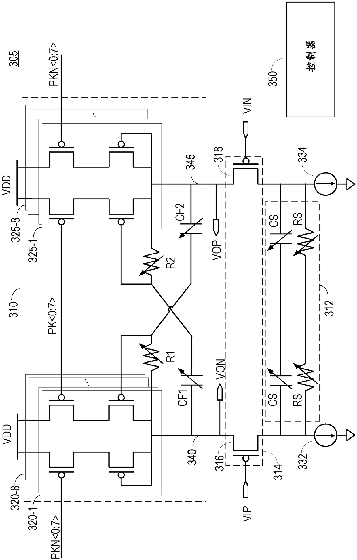 Amplifier with boosted peaking