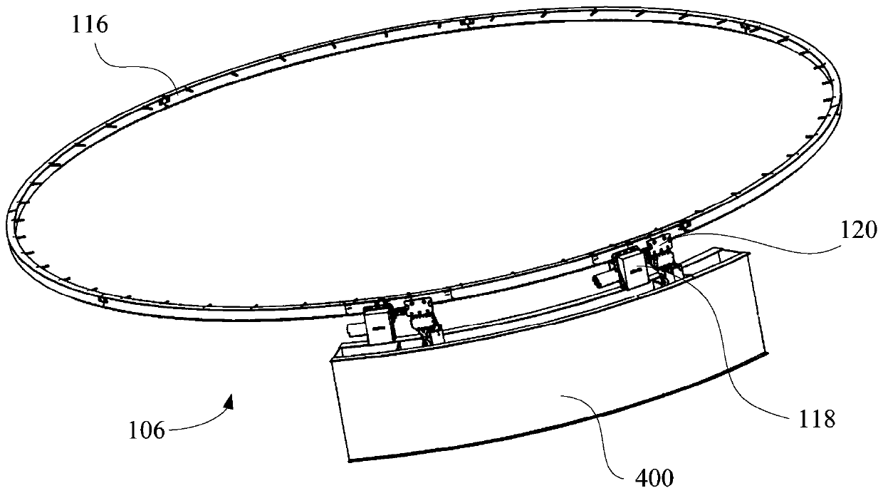 Barrel body hoisting equipment