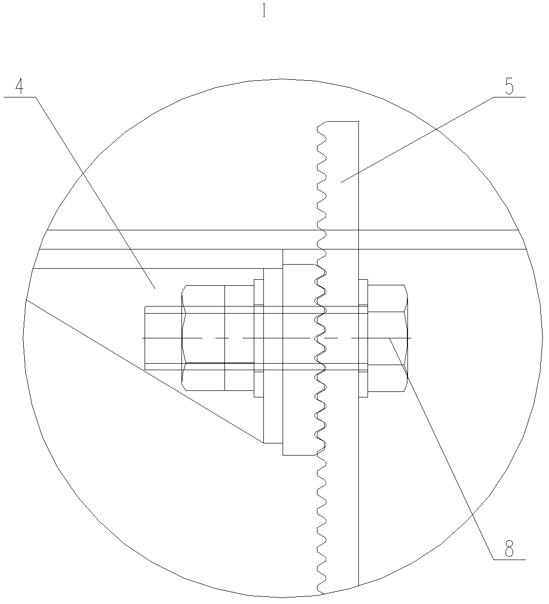 Railway vehicle antenna installation device and installation method thereof