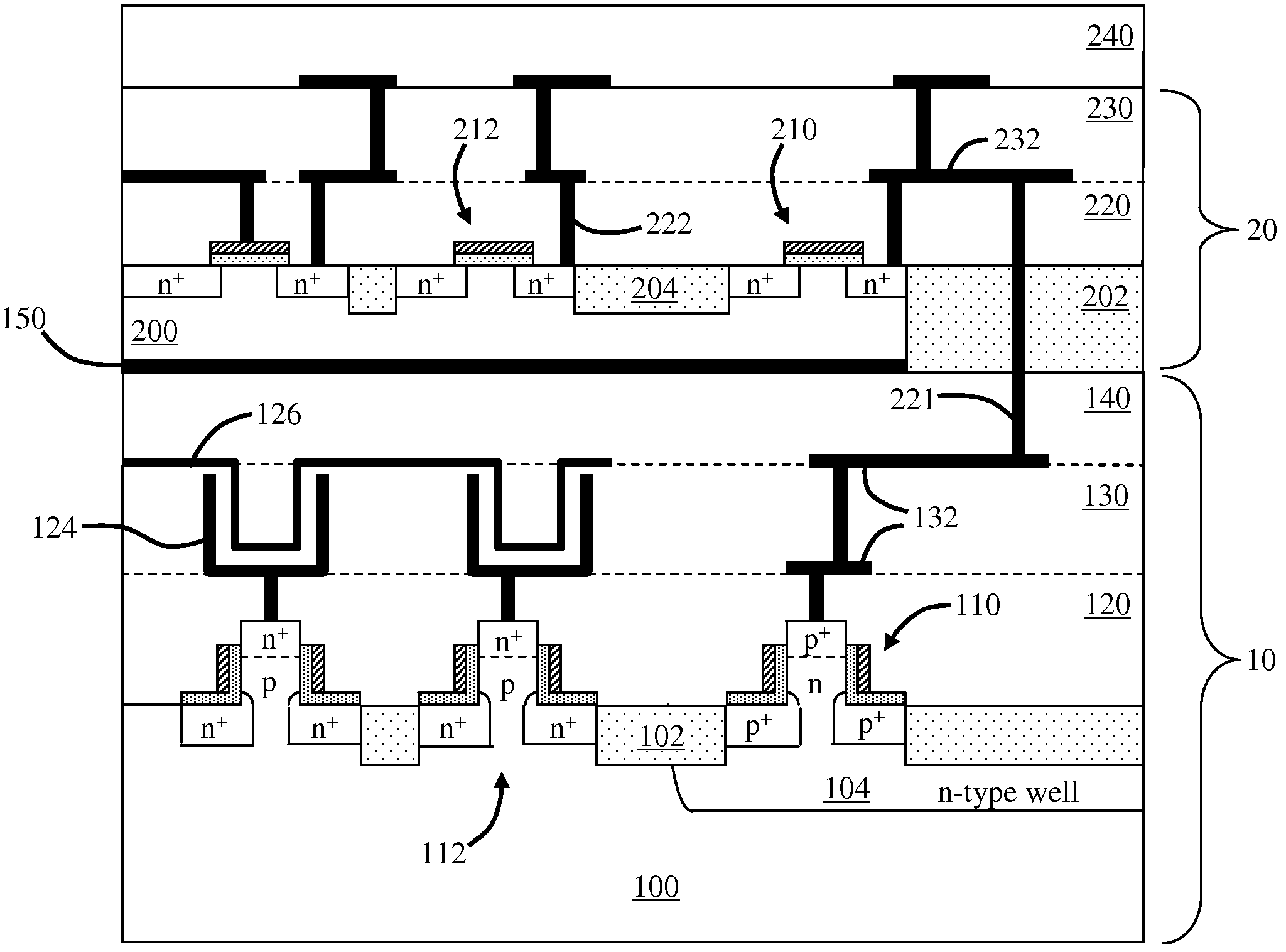 Bonded semiconductor structure and method of fabricating the same