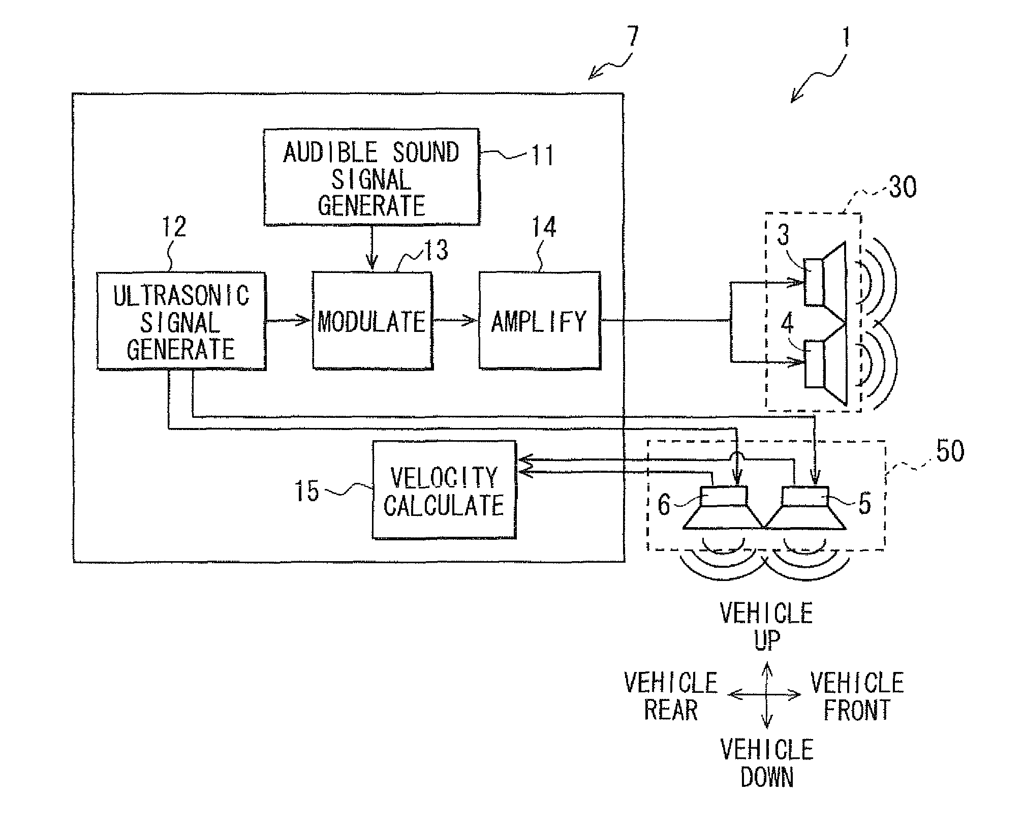 Vehicle presence notification apparatus