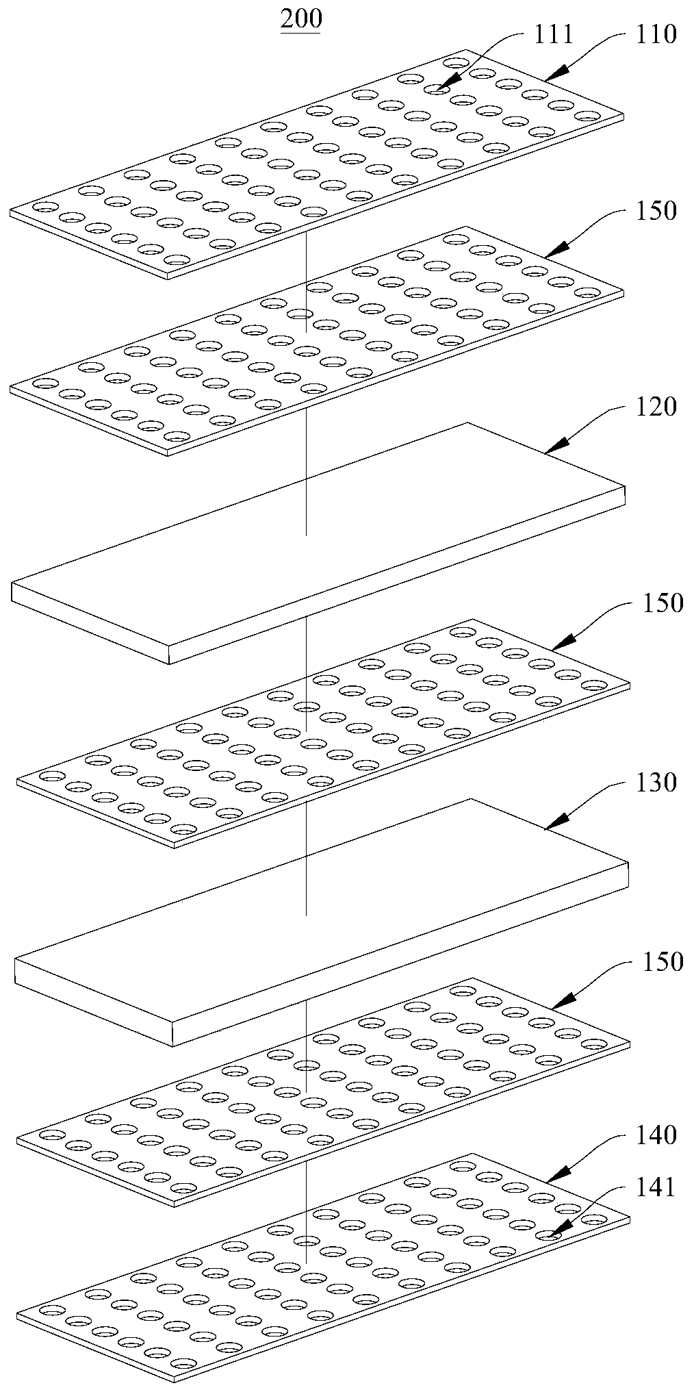 Dry chemical detection test paper and preparation process