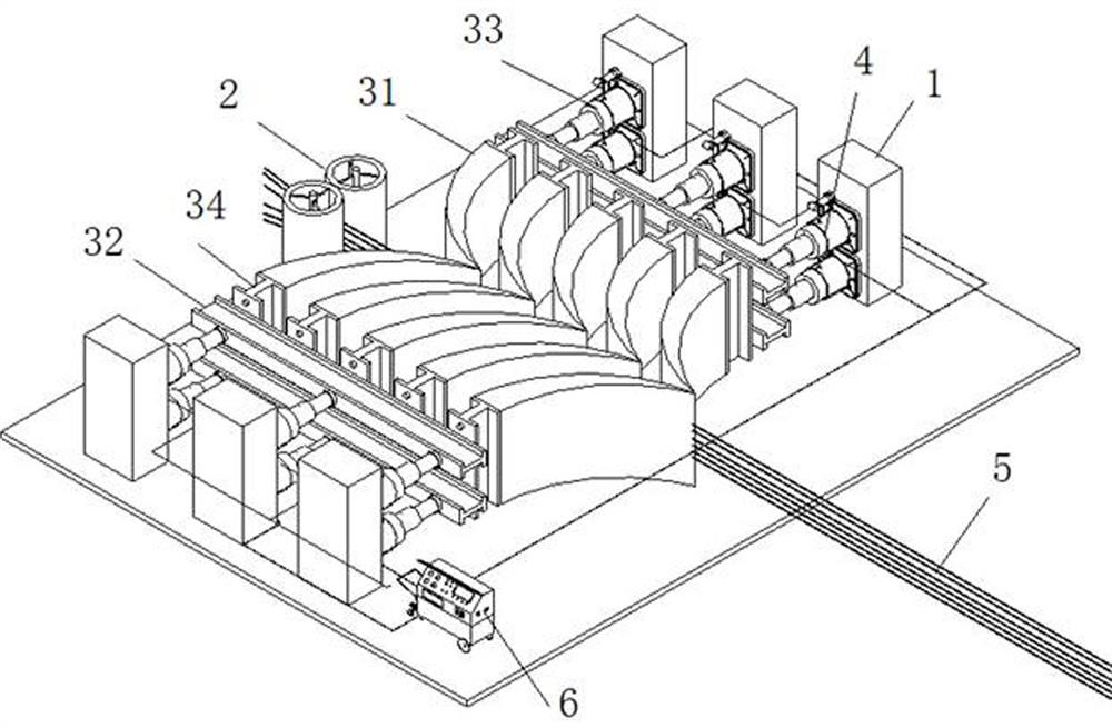 Steel strand braiding initial stress adjusting damping system