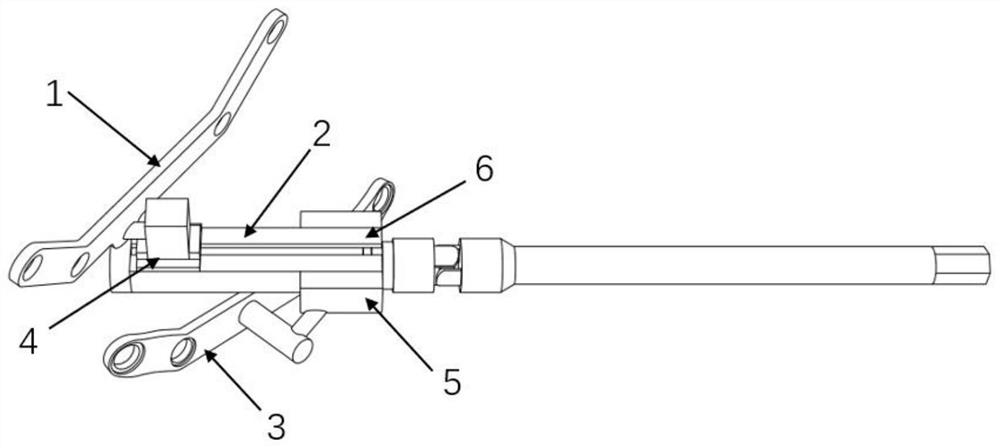 Maxillary sinus punctured jaw bone tractor manufactured through three-dimensional printing