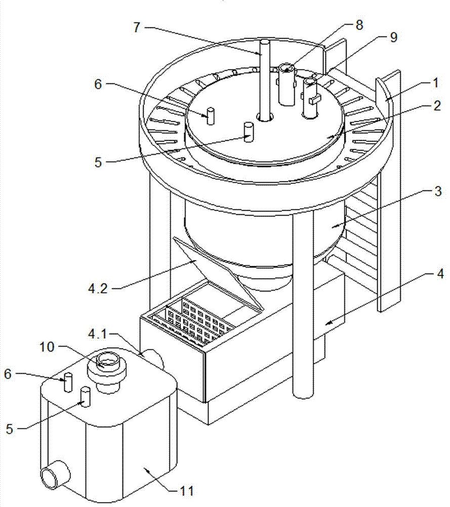 Neutralization device for preparation of vanadium catalyst for EPDM rubber