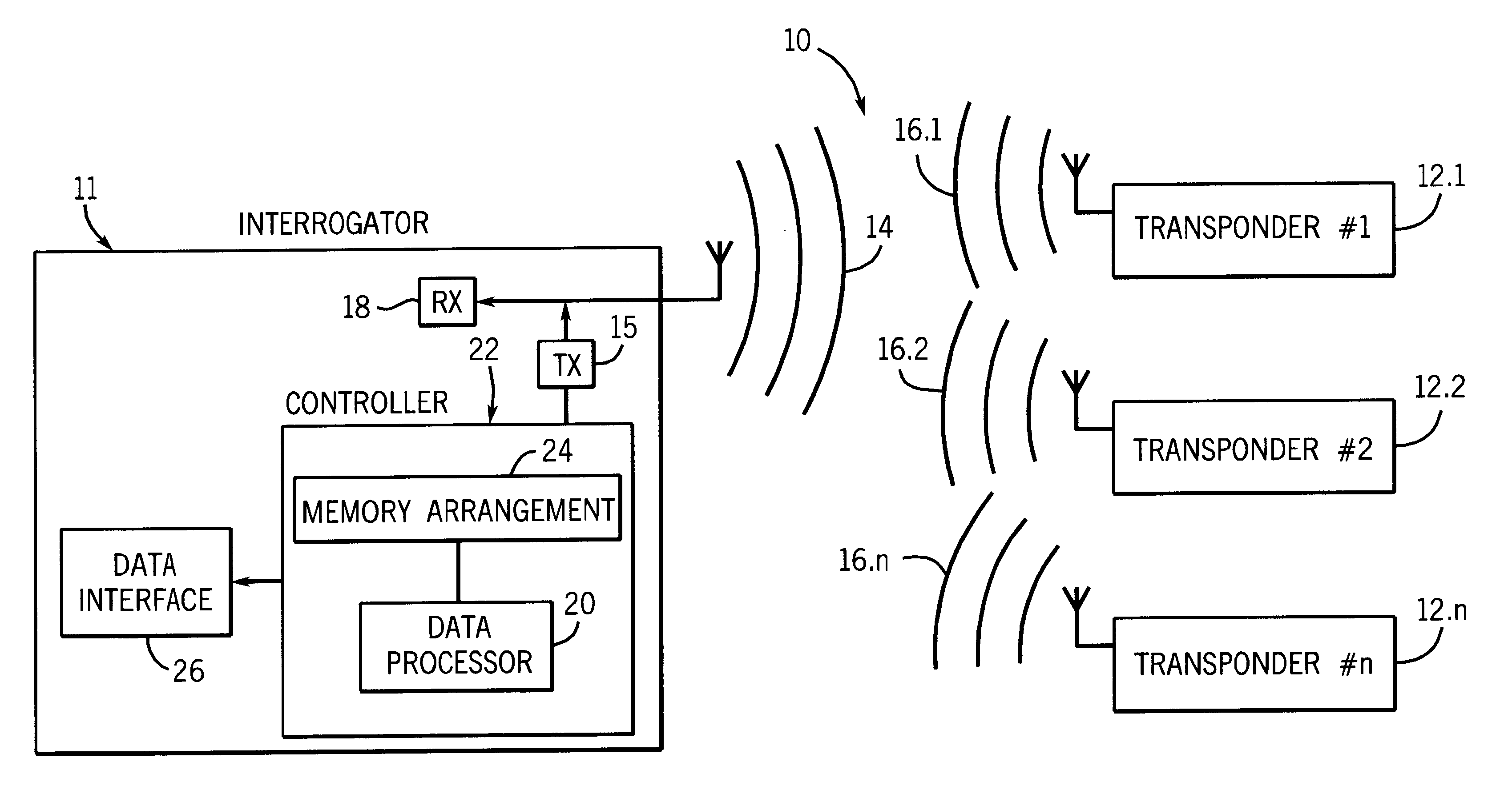 Electronic identification system with forward error correction system