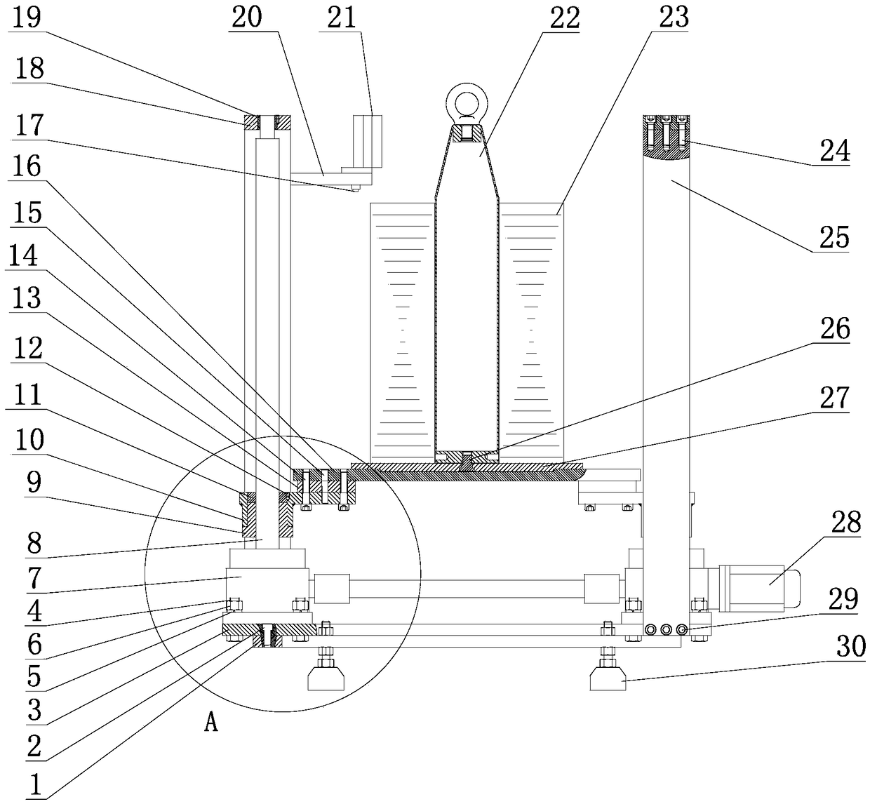 Round Punch Automatic Feeding Elevator for High-speed Punch Machine and Control Method