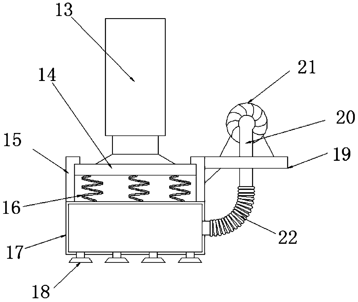 Feeding device for silicon wafer processing