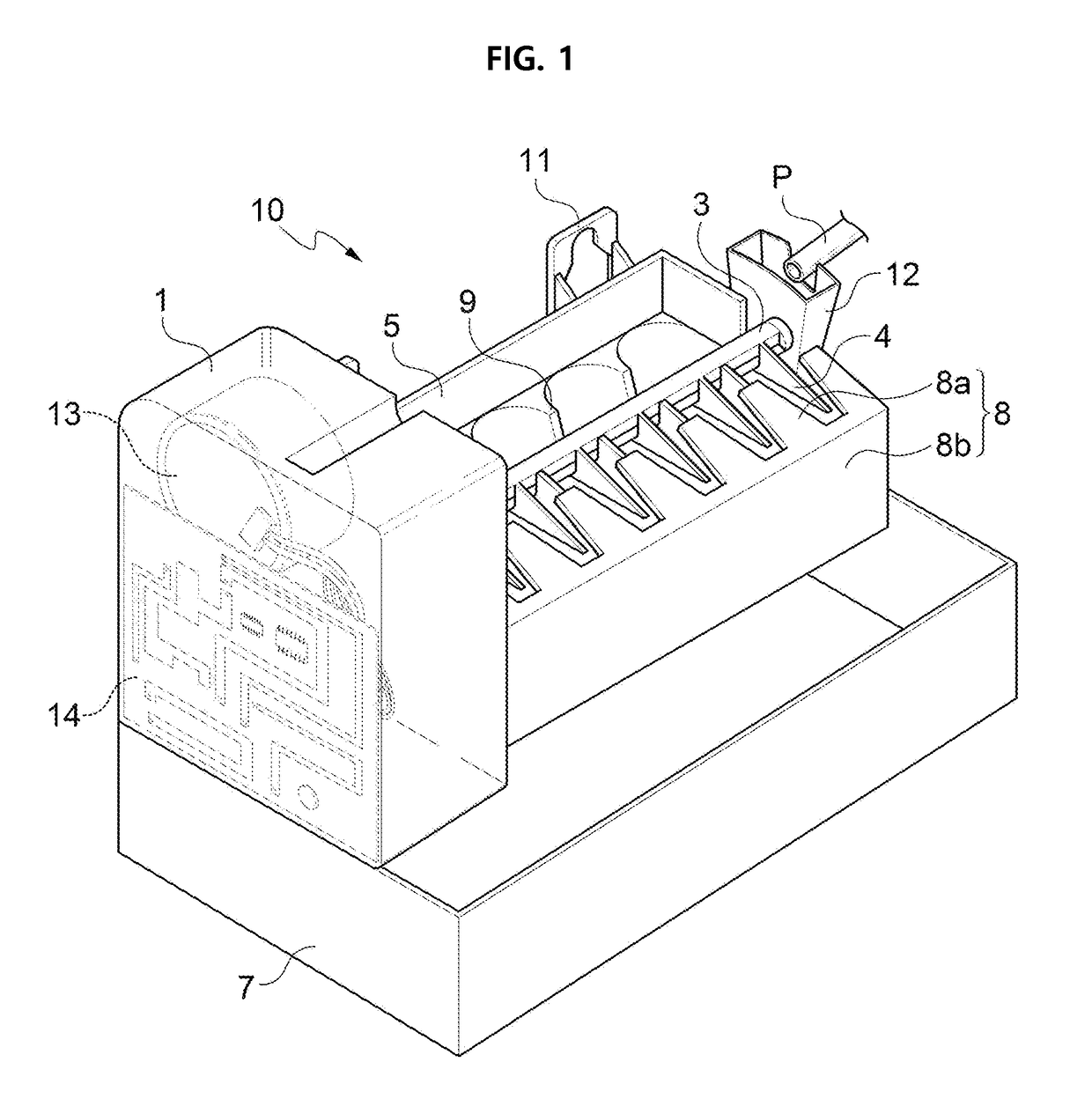 Tray for ice making machine, ice making machine comprising same, and refrigerator comprising ice making machine