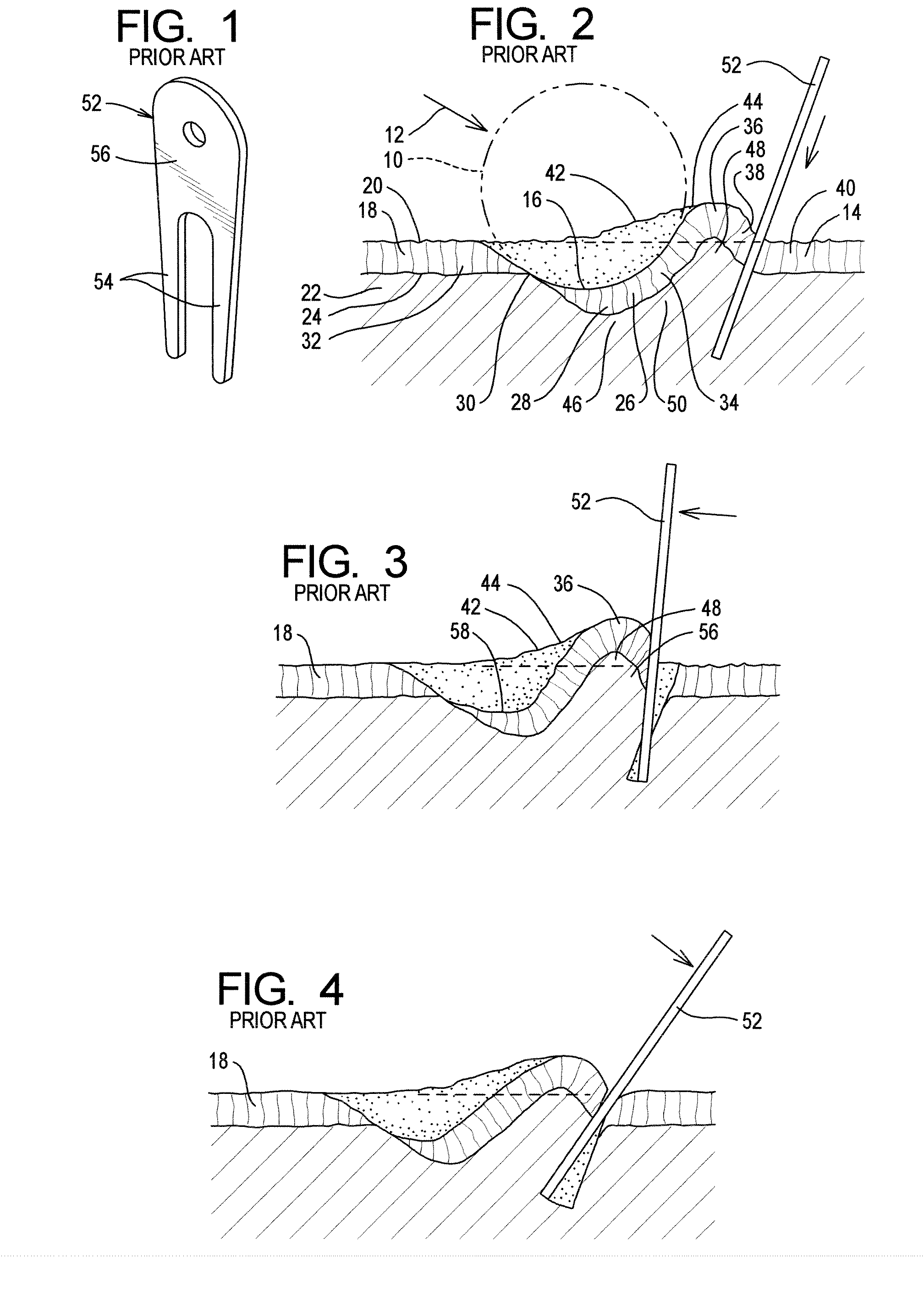 Golf green repair device method and apparatus