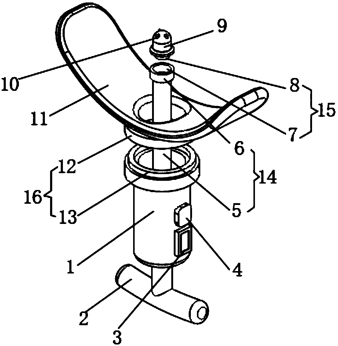 Vaginal secretion sampling device for gynecological clinic