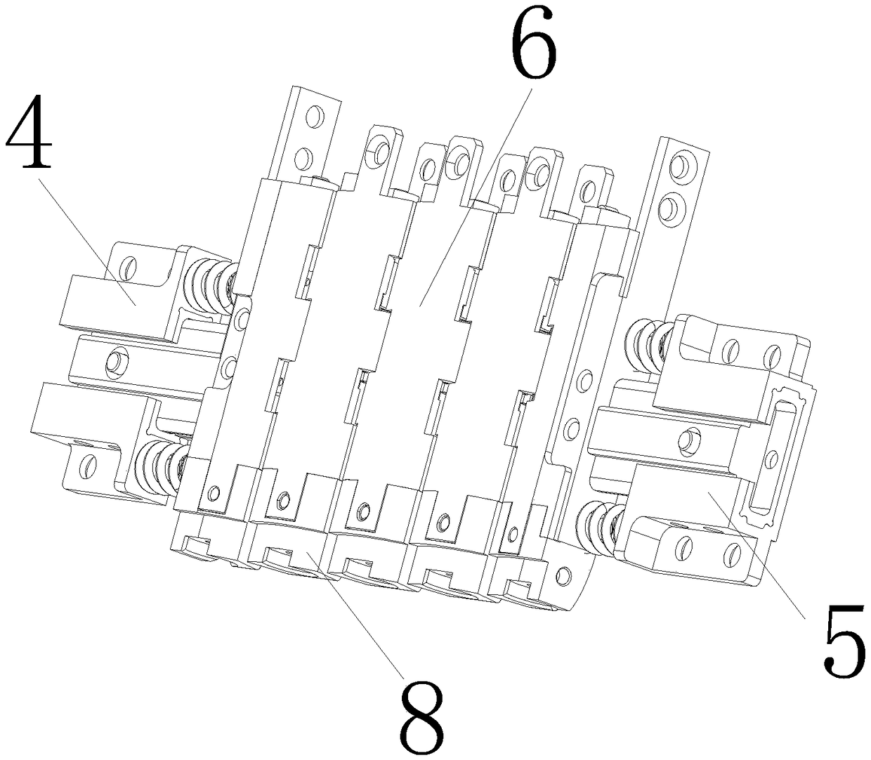 Coaxial 190-degree evagination rotating mechanism applied to flexible screen