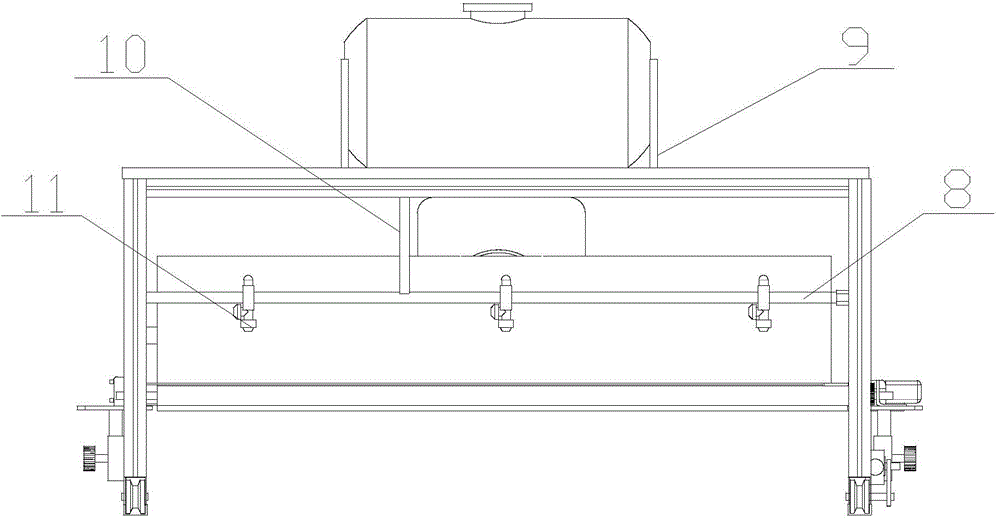 An all-in-one machine for tobacco seedling inoculation, spraying and fertilization and its operation method