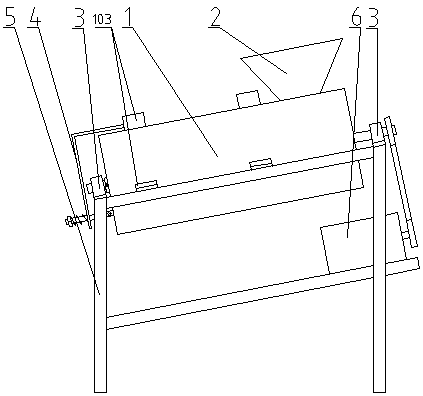 A garlic extruding, rubbing and peeling machine