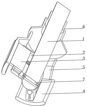 A metal door and window lock hole grinding device