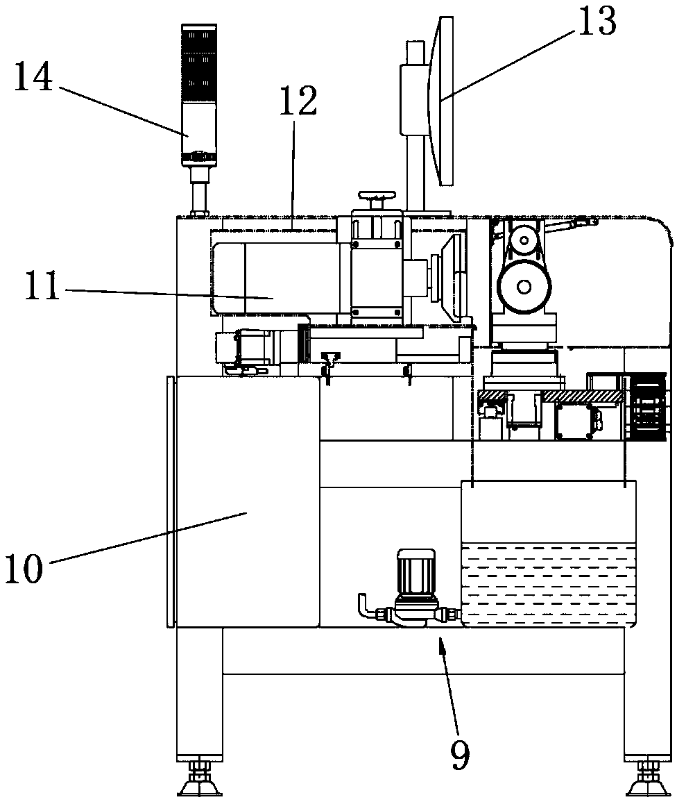 Five-axis ganged automatic numeric-control tool sharpener