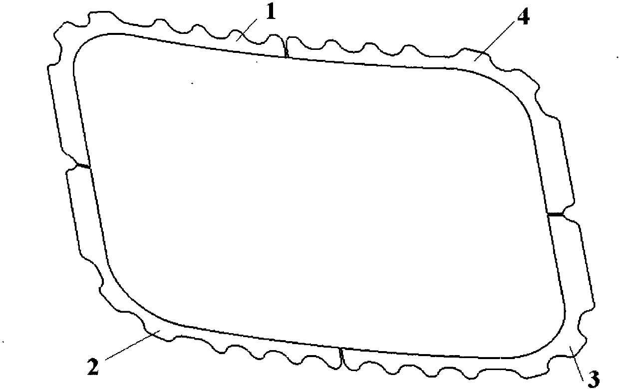 Method for designing forming dies for low-double-curvature sheet metal parts