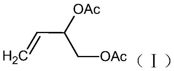 A kind of preparation method of 3,4-diacetoxy-1-butene