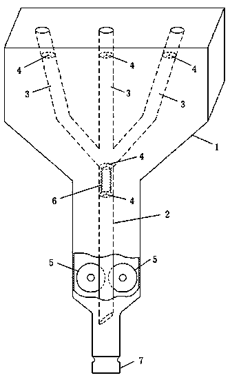 Quick change device for multi-channel endoscope accessories