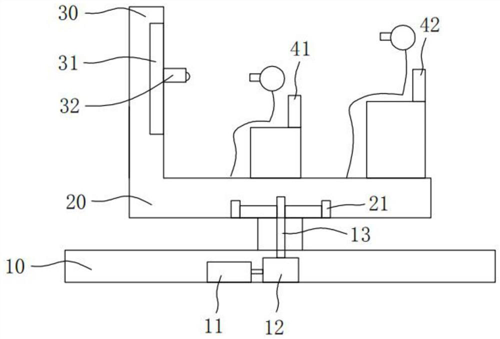 VR auxiliary device and system for rehabilitation training of autistic children, and use method of system